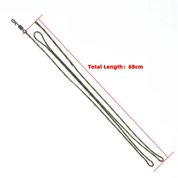 Hirisi Eslabones giratorios Leadcore rápidos para montura Helicopter