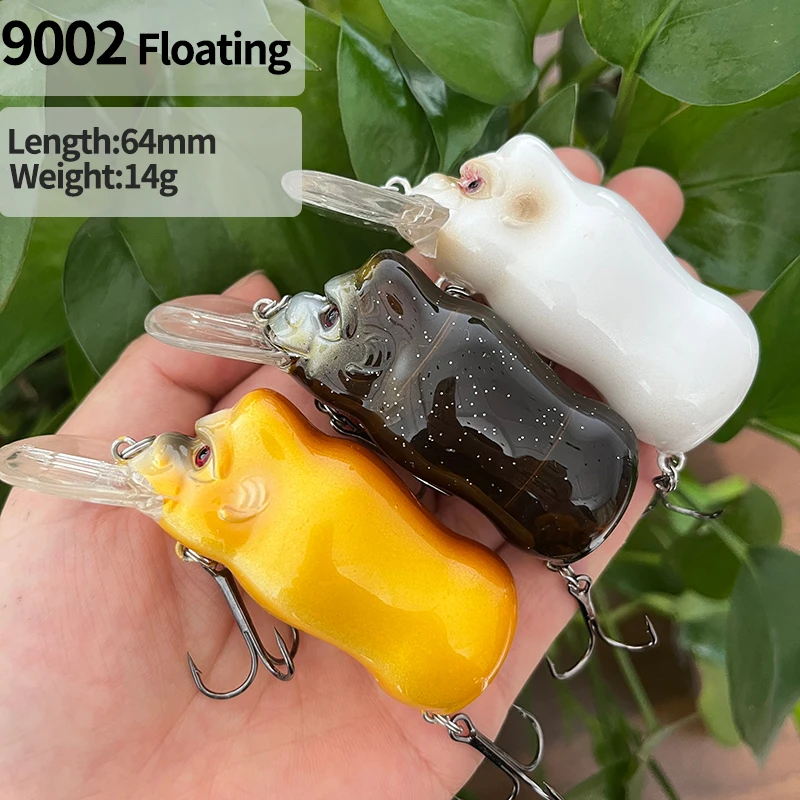 Wobler flotante de superficie para lubina – orangután cebo artificial - imagen 5