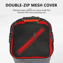 Contenedor de cebo vivo Eva plegable - Cubo de pesca multifunción