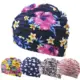 Gorro de natación extragrande estampado transpirable con protección - imagen 4