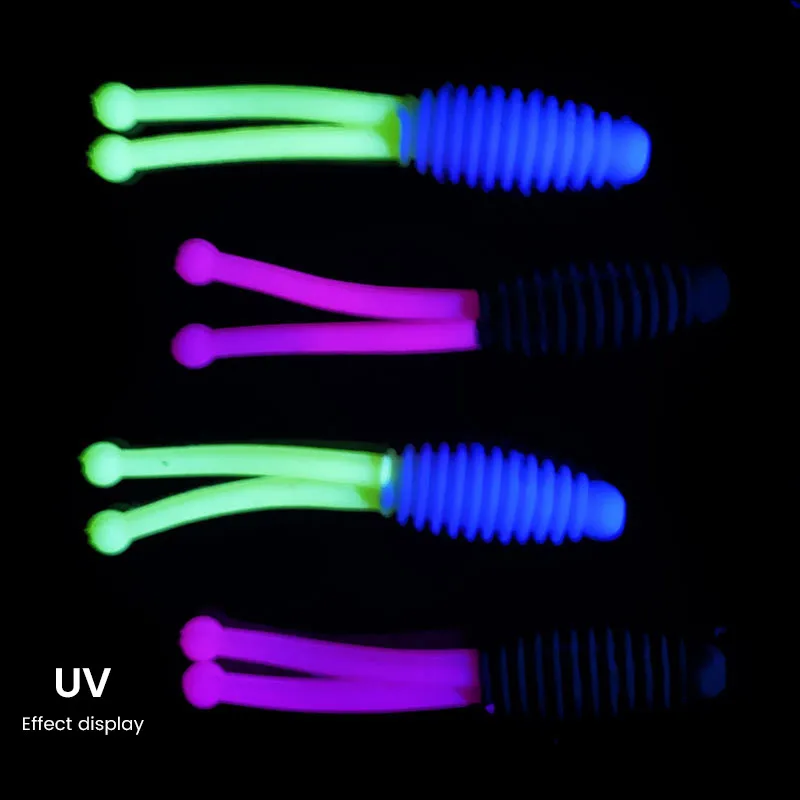 Swimbait Bazooka UV de vinilo para lucio, carpa, perca y sábalo - imagen 3
