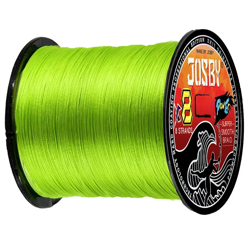 Línea de pesca trenzada multifilamento JOSBY para pesca con mosca y carpa - imagen 4