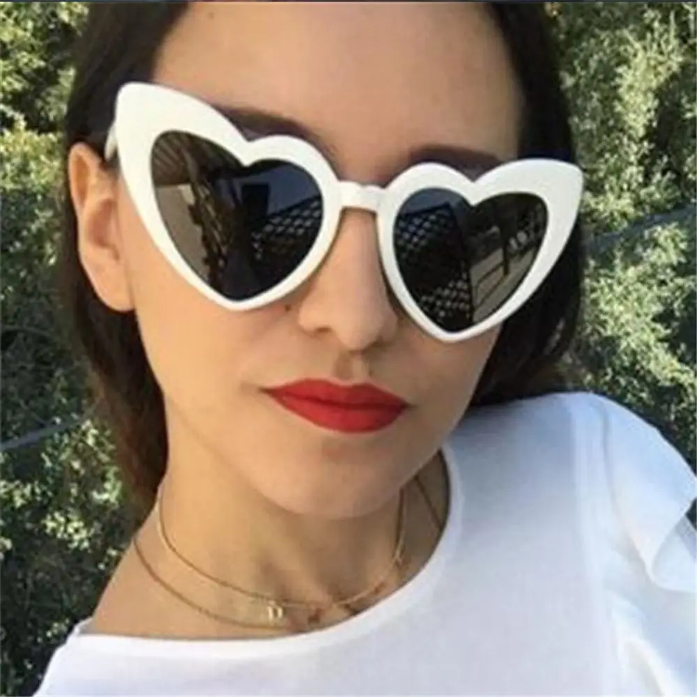 Gafas de sol retro corazón con protección UV400 – estilo clásico - imagen 3