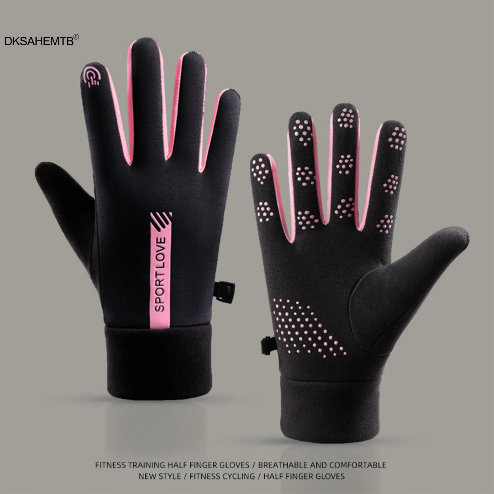 Guantes térmicos de pesca con pantalla táctil, cortaviento - imagen 3