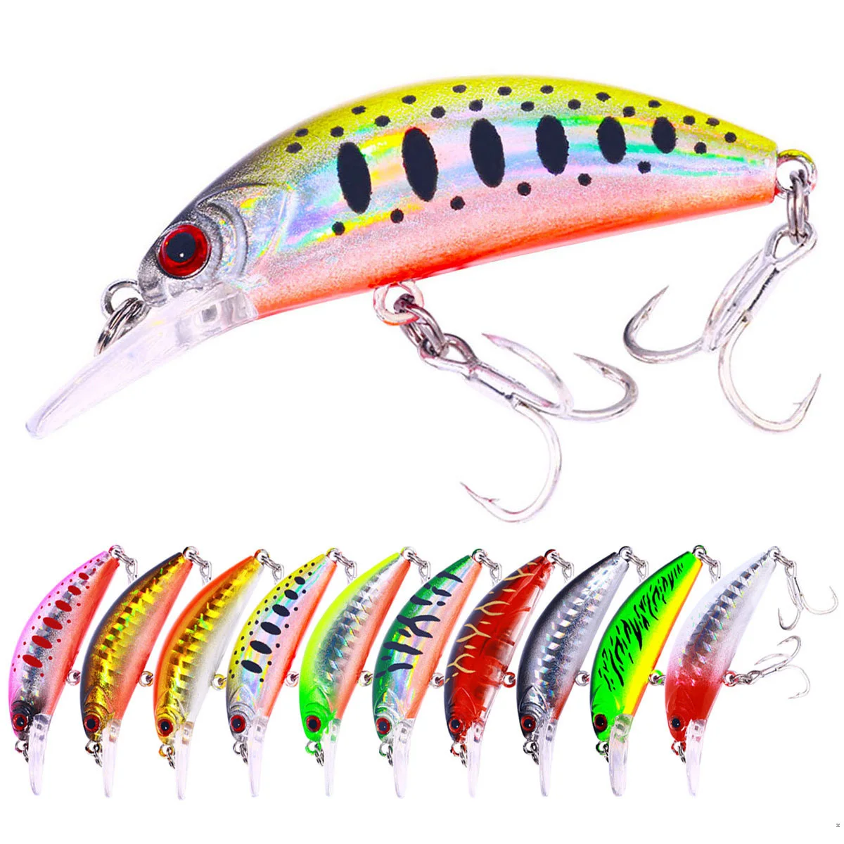 Mini Jerkbait japonés hundido tipo pececillo para perca – Señuelo duro - imagen 5