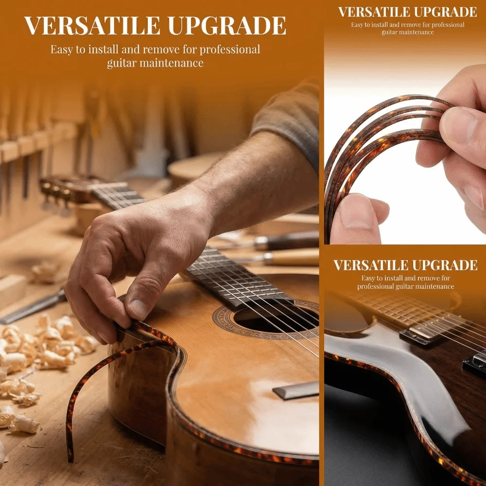 Instalación del ribete en la guitarra