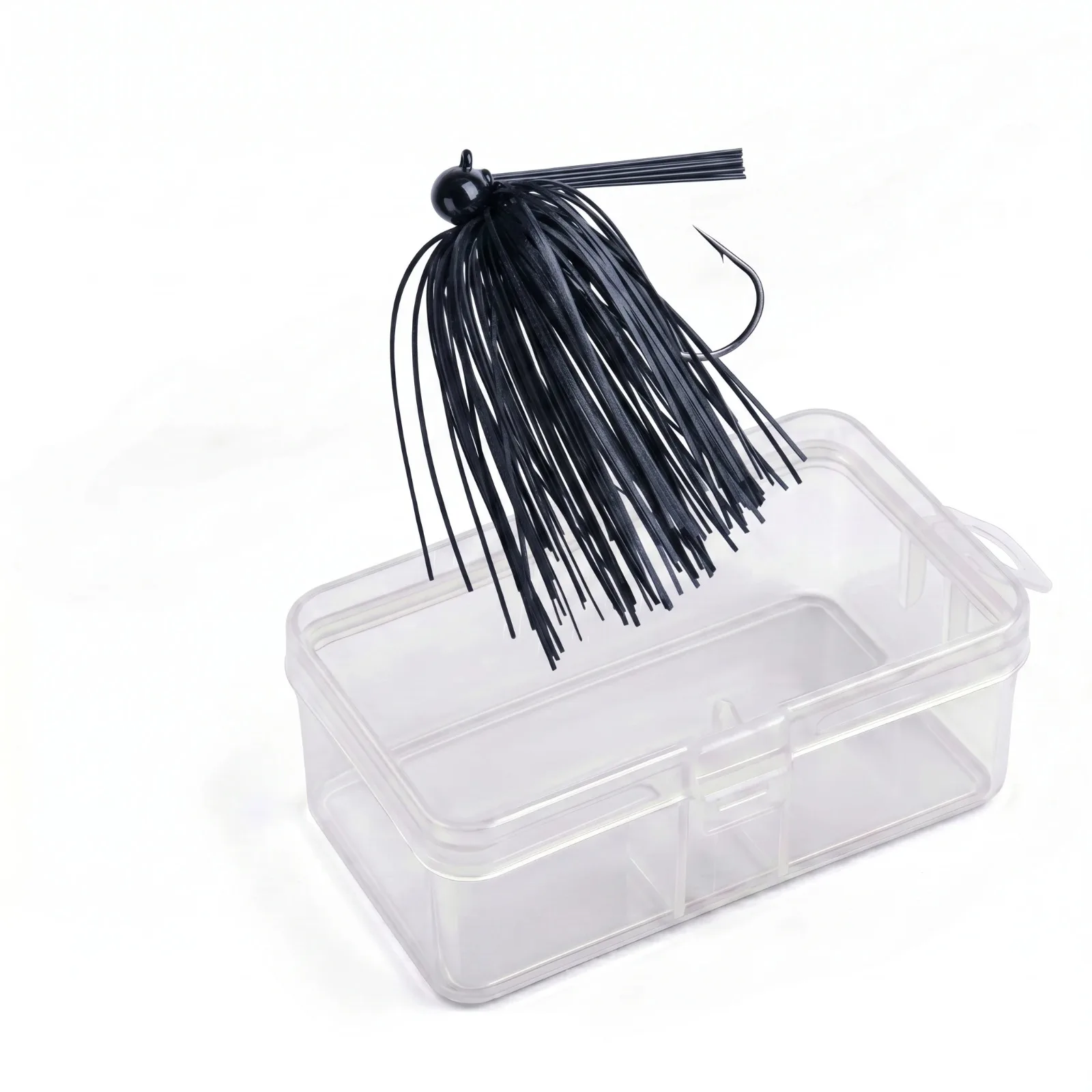 Goture Jig Head señuelo para lubina y lucio con falda de silicona - imagen 2