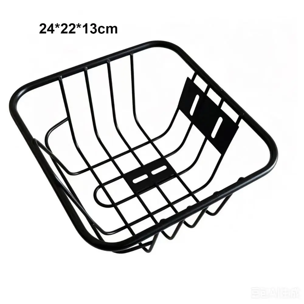 Cesta trasera ajustable de metal duradera para bicicleta de montaña - imagen 2
