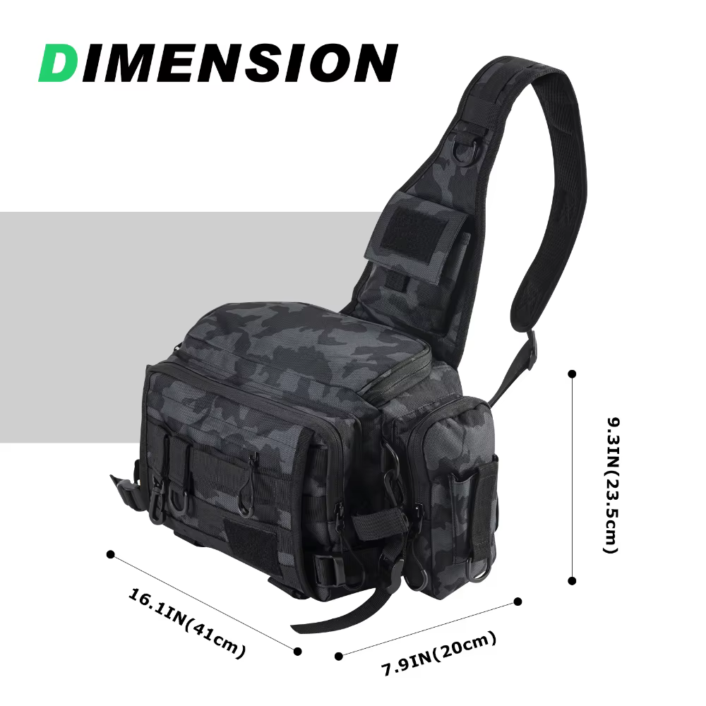 Goture Bolsa de Pesca Impermeable – Porta Señuelos y Aparejos