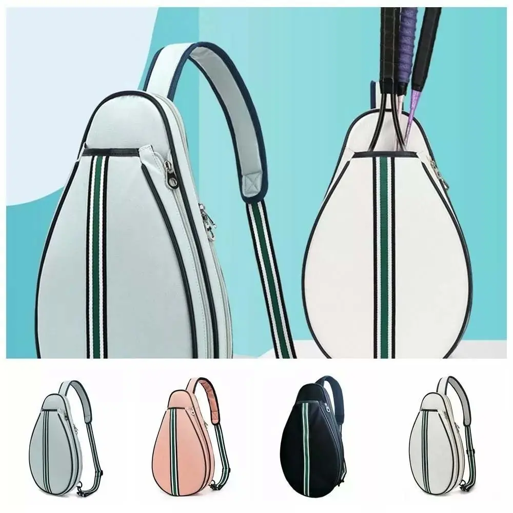 Bolsa para raqueta de tenis impermeable con cremallera y bandolera - imagen 5