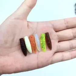 Senuelos de silicona para lubina y carpa