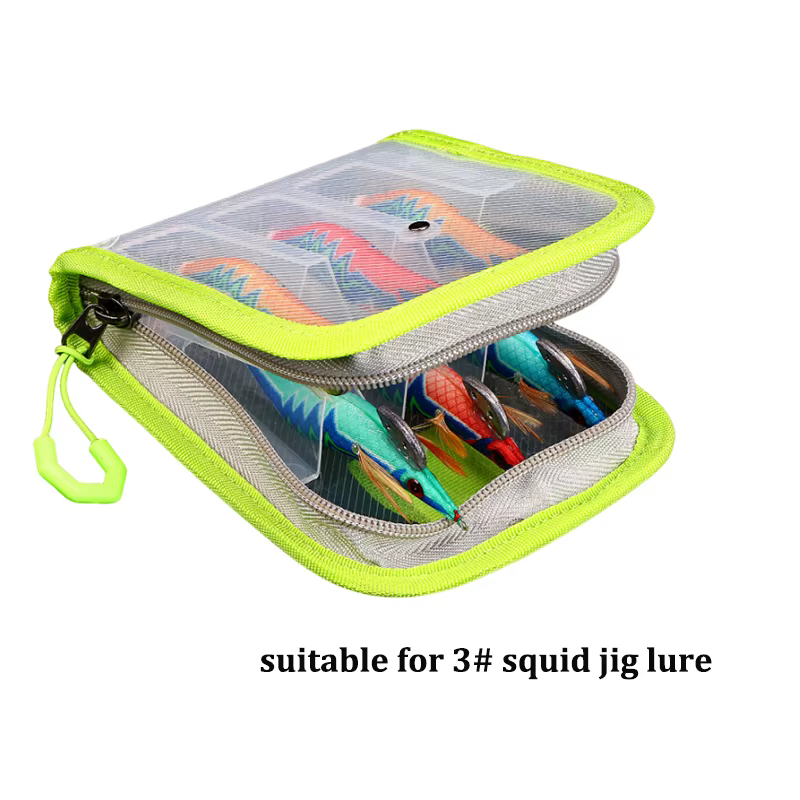 Estuche Visual Transparente para Señuelos con Cremalleras Bidireccionales - imagen 4