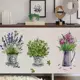 Pegatinas de pared con flores en acuarela para cocina y hogar - imagen 5