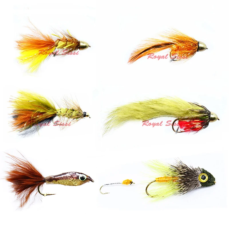 Conos y patrones estilo minnow/leech para pesca con mosca