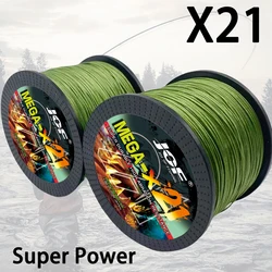 Hilo trenzado JOF X21 multifilamento 21 hebras 27-212LBS para carpa