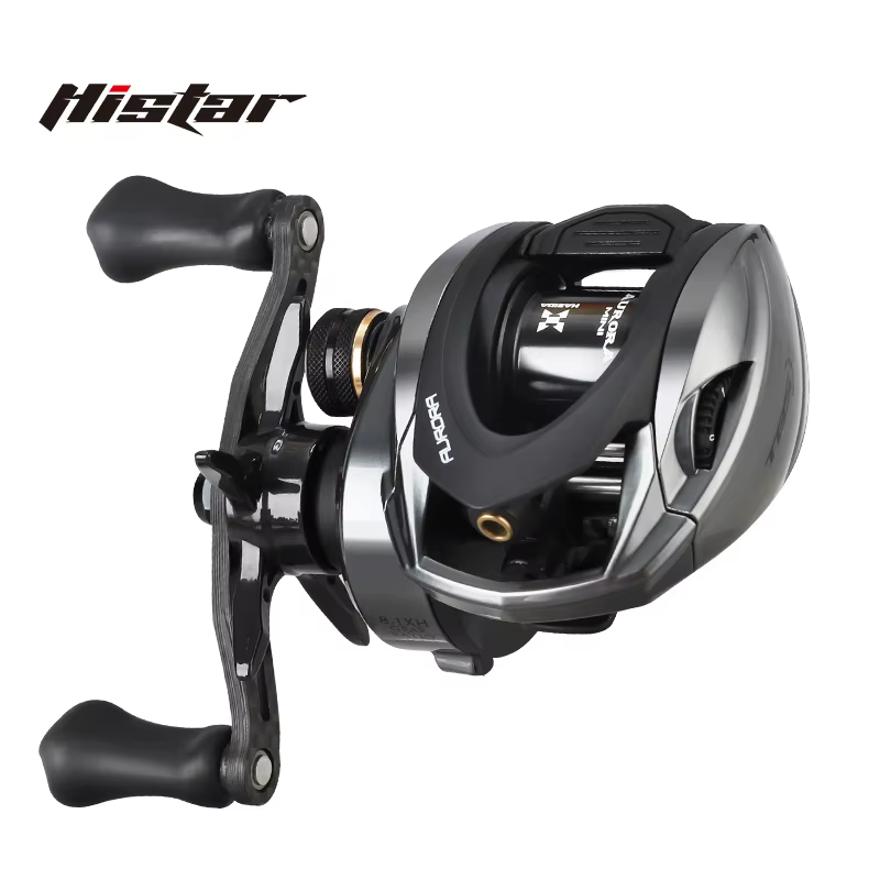 Histar Aurora BFS Carrete Baitcasting Aluminio AT7 Freno Magnético