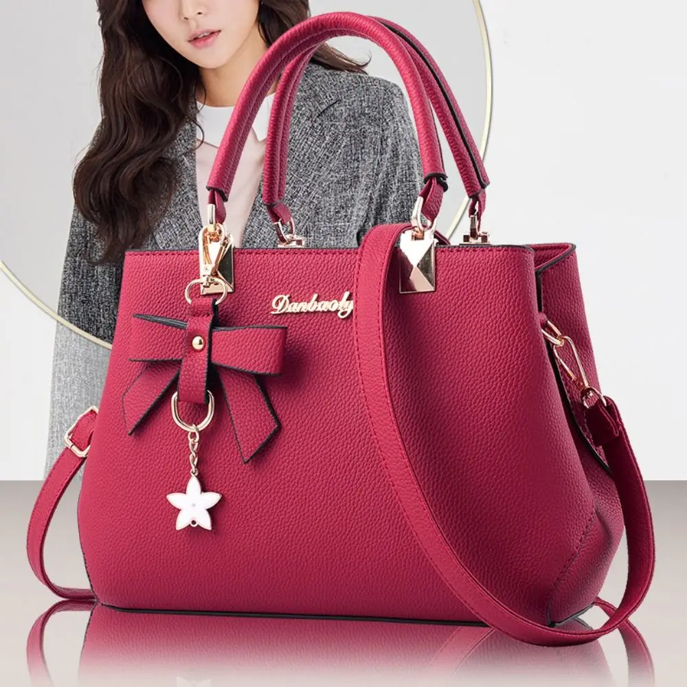 Bolso bandolera cuadrado de cuero PU para mujer, gran capacidad - imagen 3
