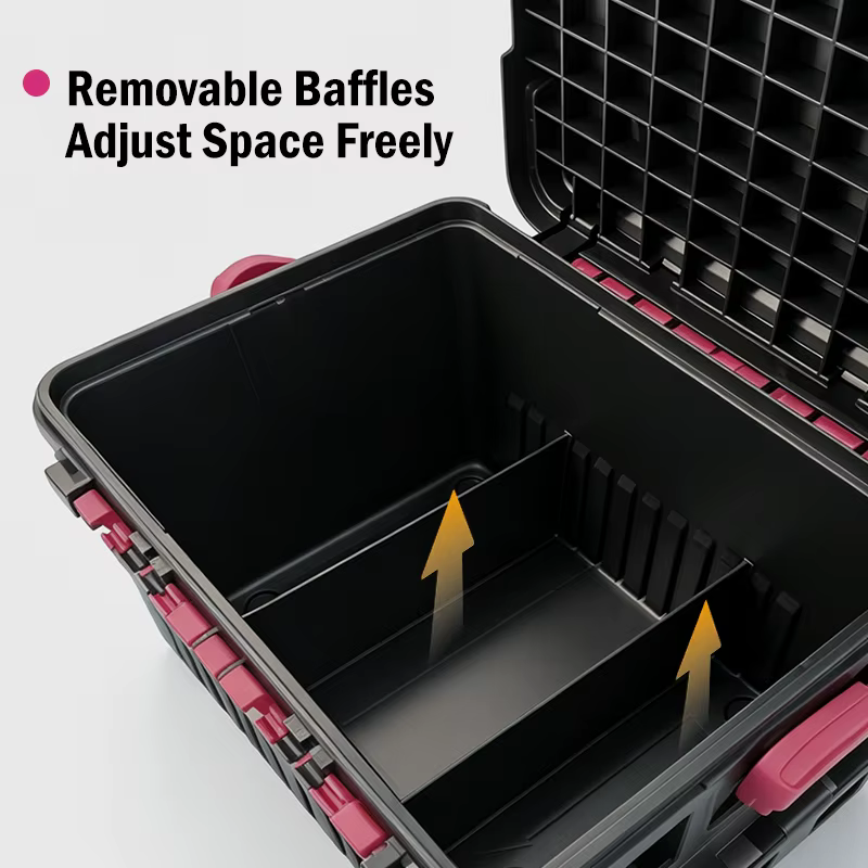 Caja de pesca LEYDUN 7000 multifuncional gran capacidad con soporte - imagen 5