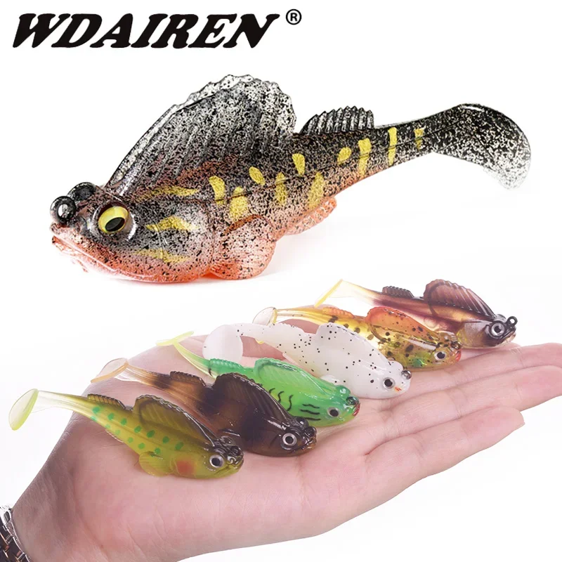 Wobblers silicona soft bait – Swimbaits lucio perca trucha - imagen 2