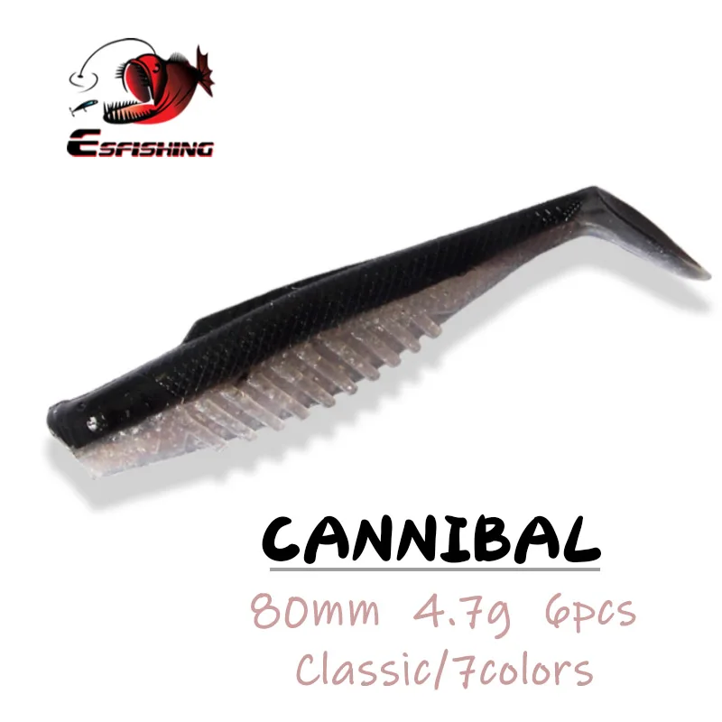 Esfishing Kannibaal 80mm – Swimbait blando de silicona para pesca - imagen 3