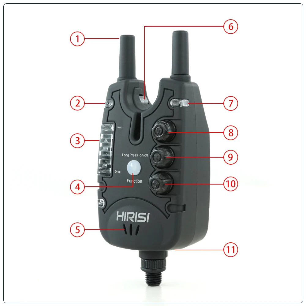 Partes de la alarma de picadura Hirisi B150