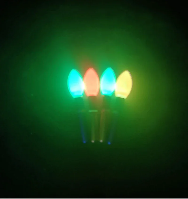 Uso del palo de luz en pesca nocturna