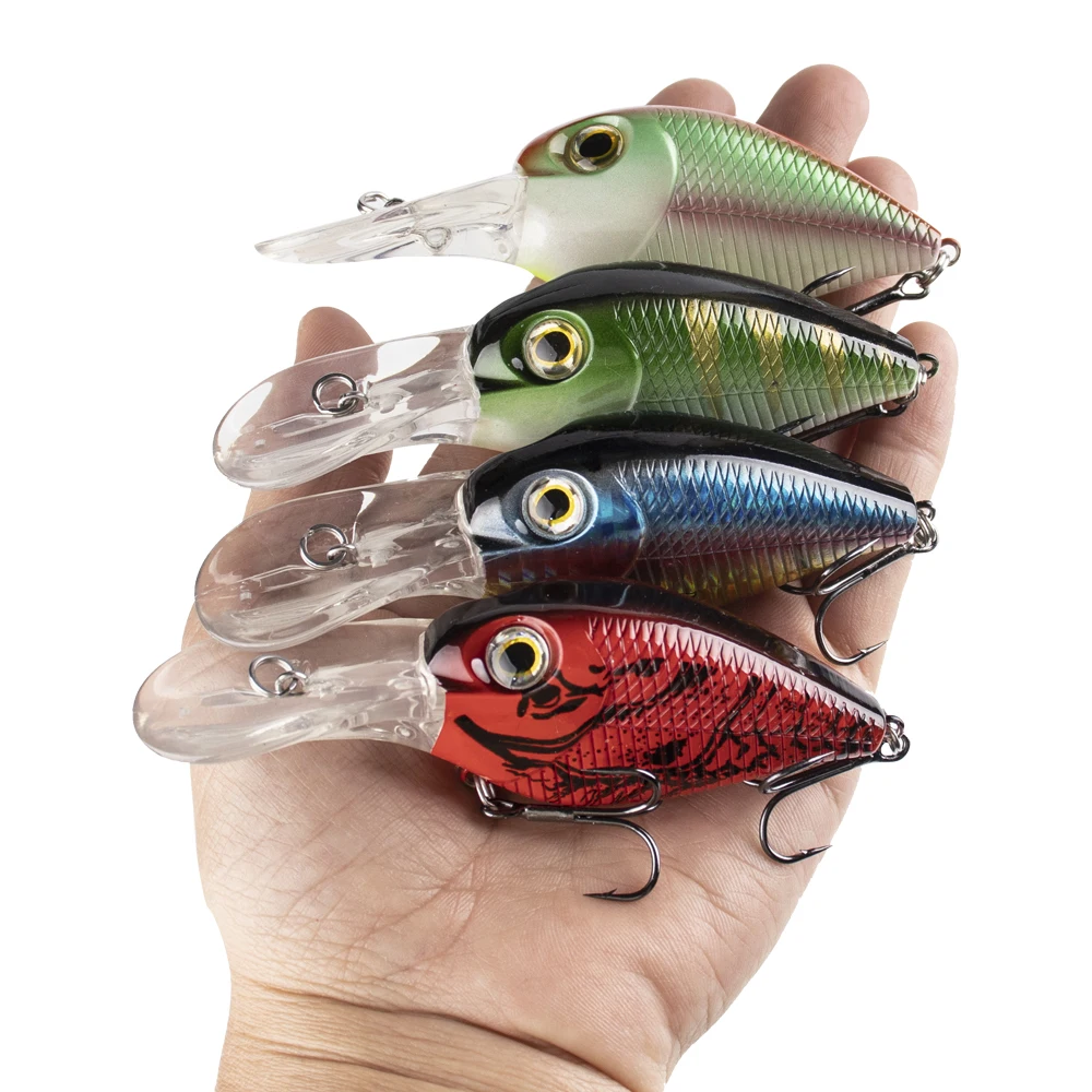 CCLTBA Crankbait flotante para perca, labio de hundimiento profundo - imagen 4