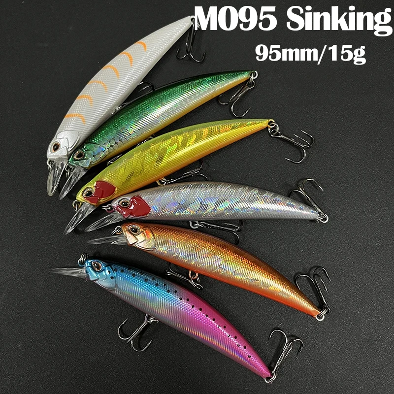 Minnow Spearhead Ryuki 95S – Señuelo de 15 g para lubina y pesca - imagen 2