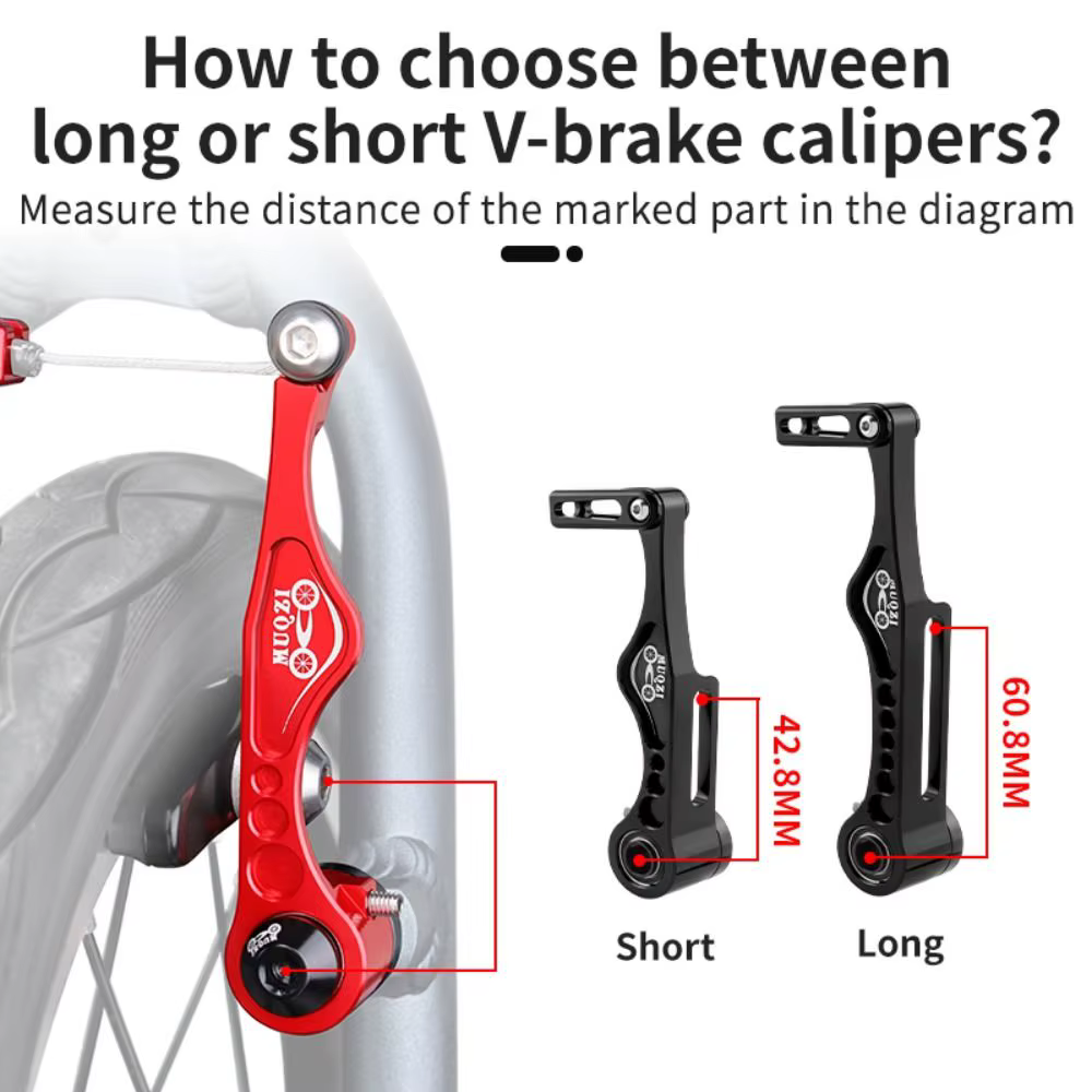 Kit de freno V para MTB de aluminio con manetas y cables - imagen 2