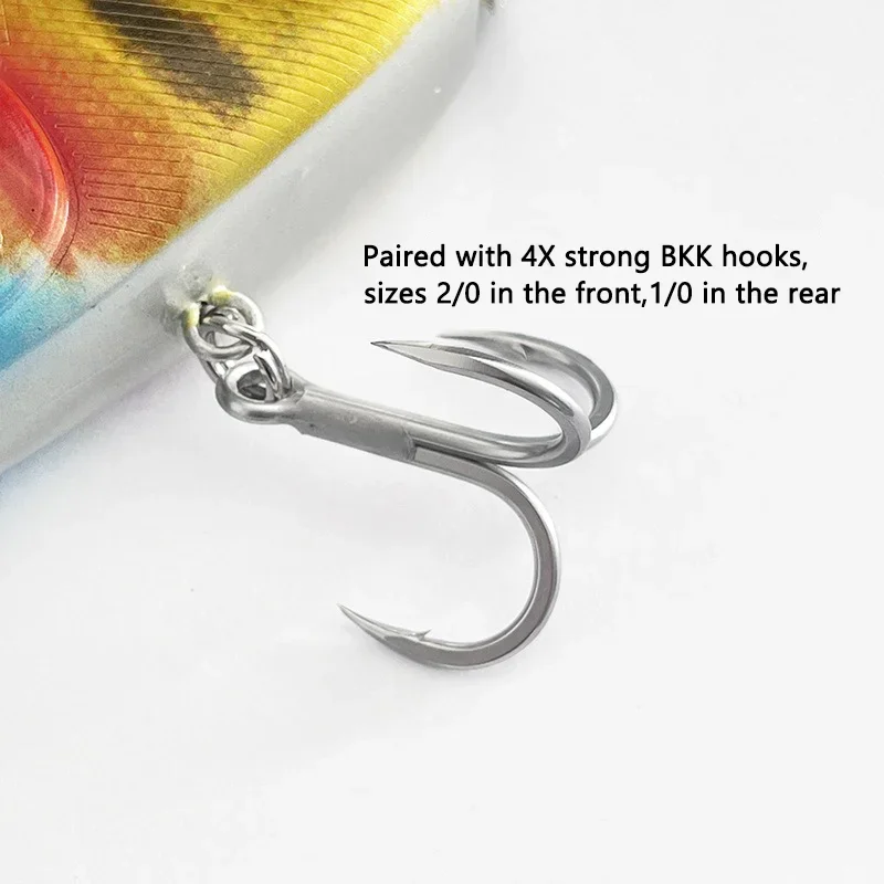 Vatalion Megaboss Swimbait 200F — Señuelo flotante articulado - imagen 5