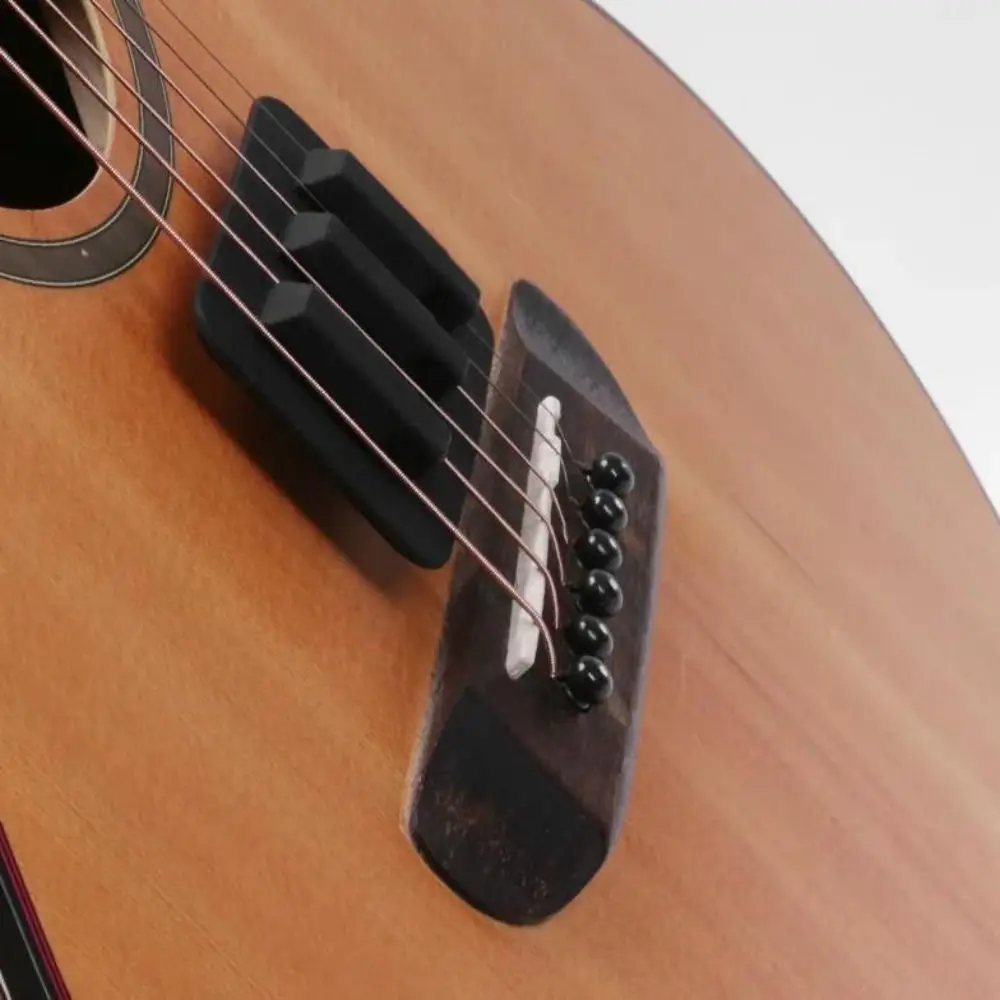 Almohadilla silenciadora de cuerdas guitarra silicona antideslizante - imagen 2