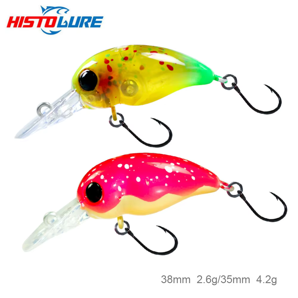 Crankbait flotante para trucha – señuelo duro Mini manivela
