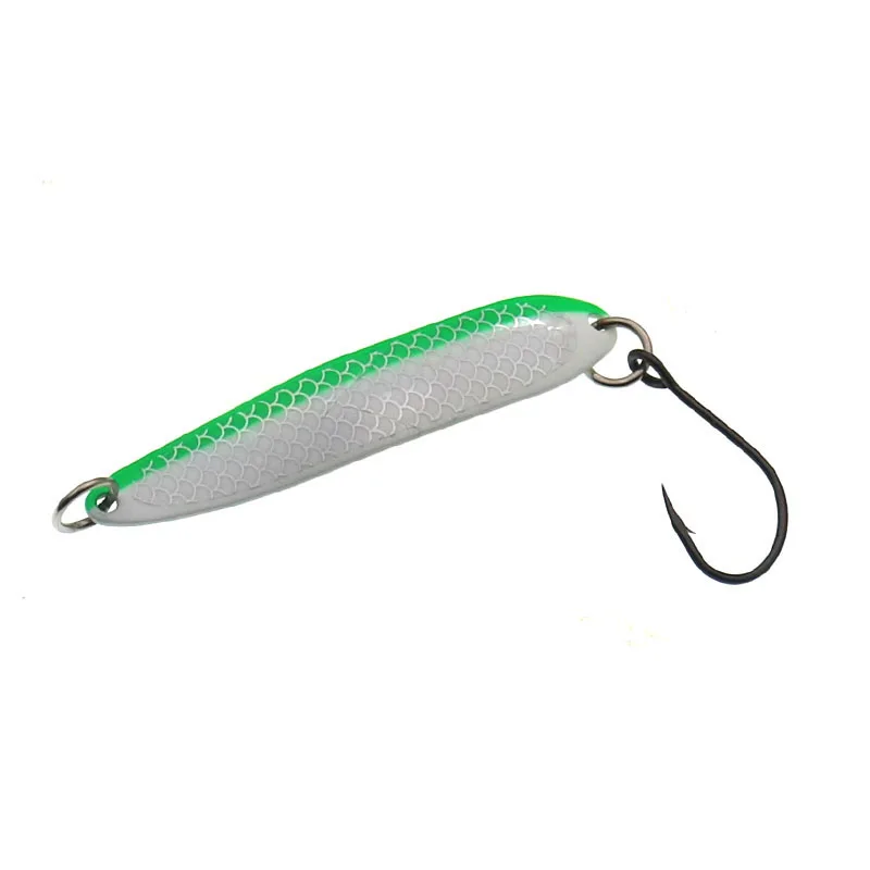 Cuchara luminosa giratoria – Señuelo jigging con gancho para pesca - imagen 3