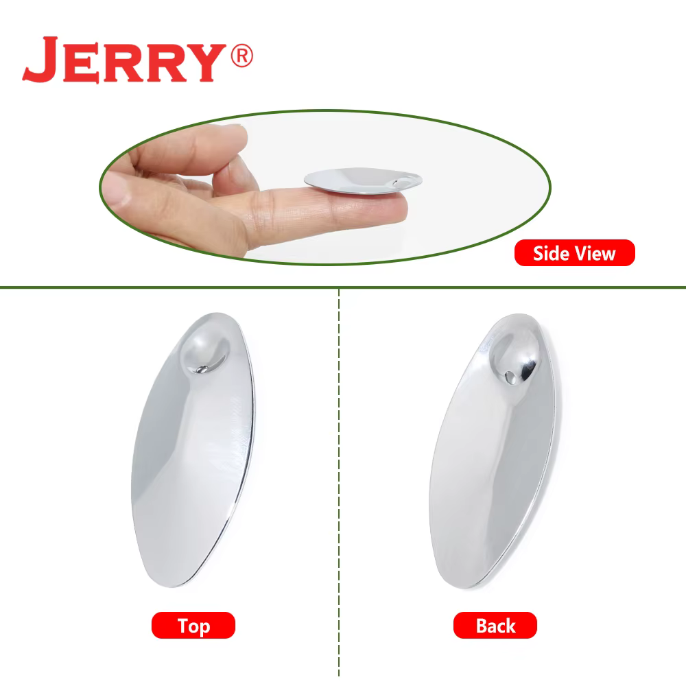 Jerry Inline Spinner Blade latón – Cuchara spinning de pesca - imagen 4