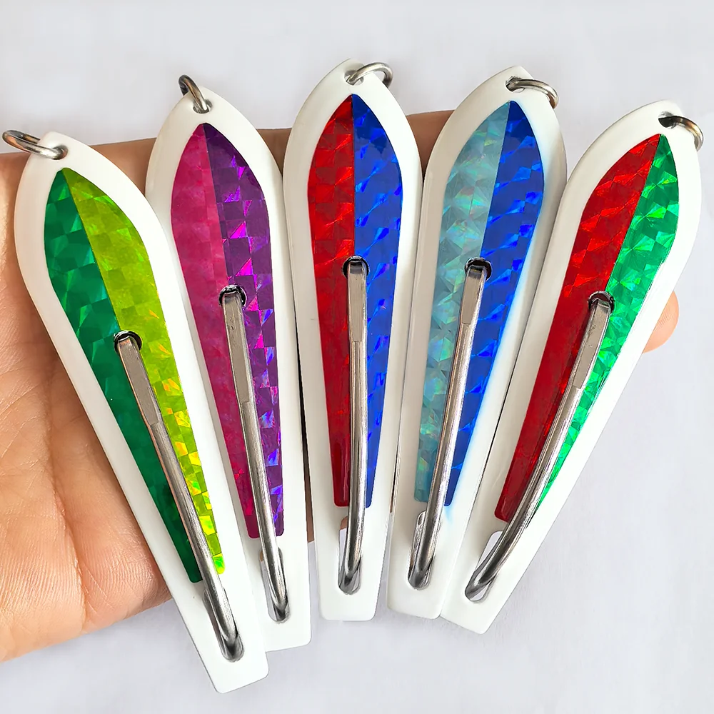 FISHINGFANS Cuchara señuelo acero carbono – alta mar hundimiento lento - imagen 3