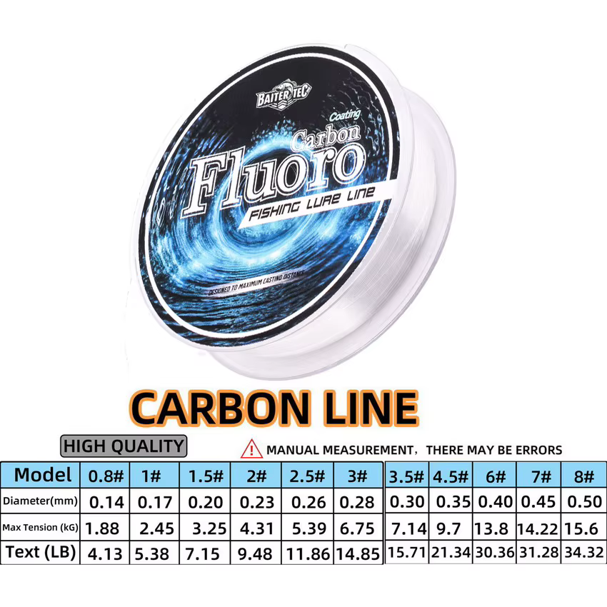 Línea Fluorocarbono Hundible para Carpa – Monofilamento Alta Resistencia
