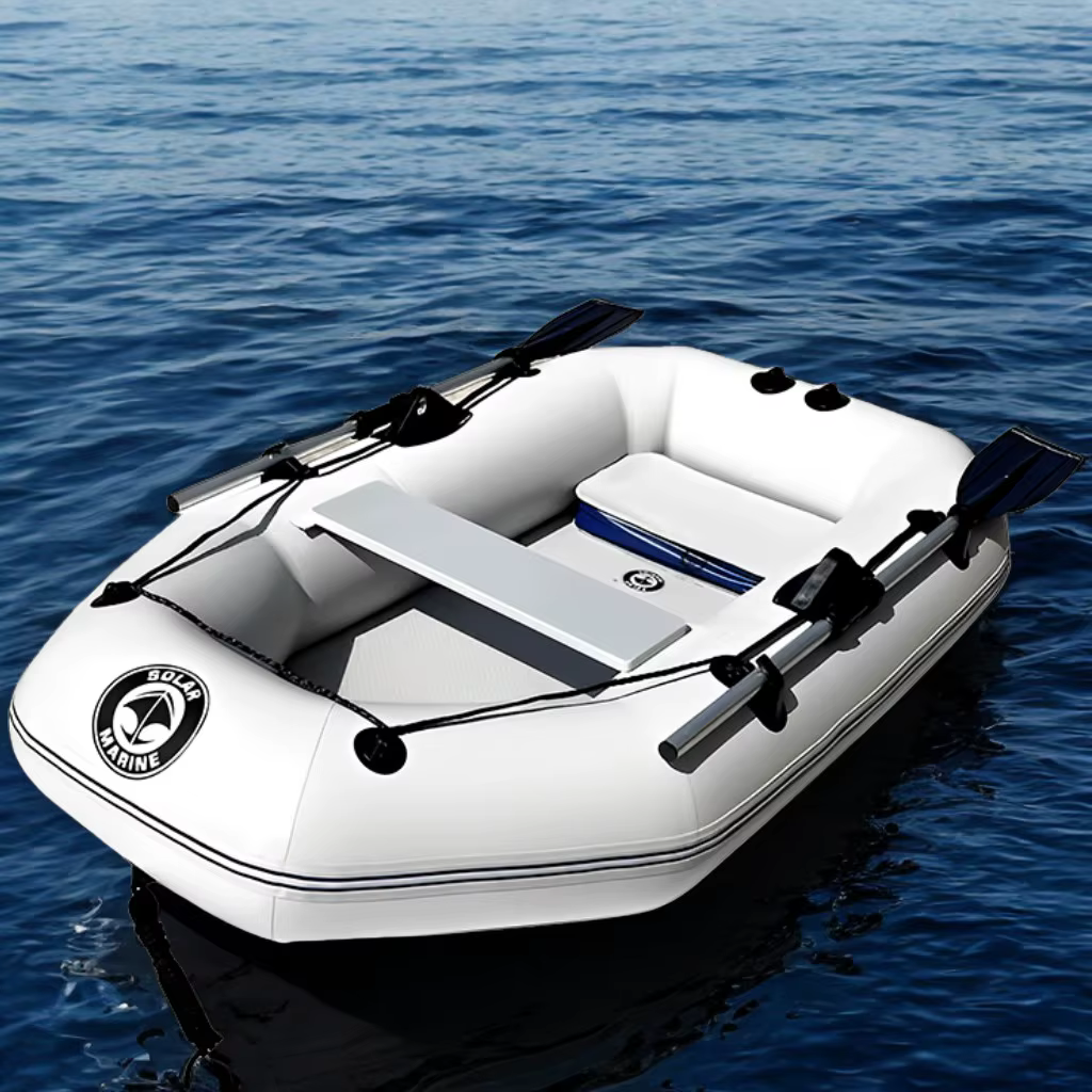 Barca hinchable de pesca en PVC para adulto con suelo de aire - imagen 4