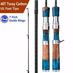 Caña spinning UL 40T Fuji – Ultraligera para trucha, lubina y carpa