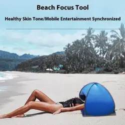 Tienda de playa para pesca plegable con apertura rapida y proteccion