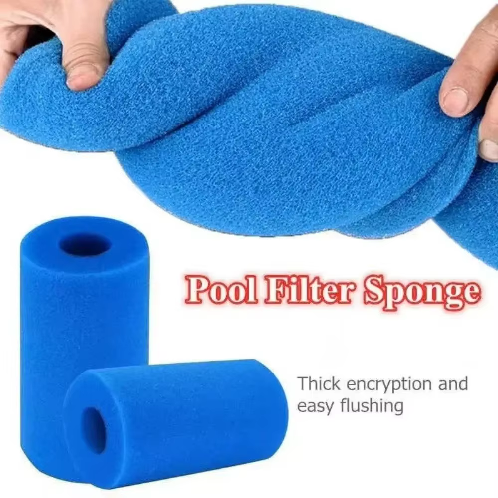 Esponja de filtro reutilizable lavable para piscina, fácil limpieza - imagen 2