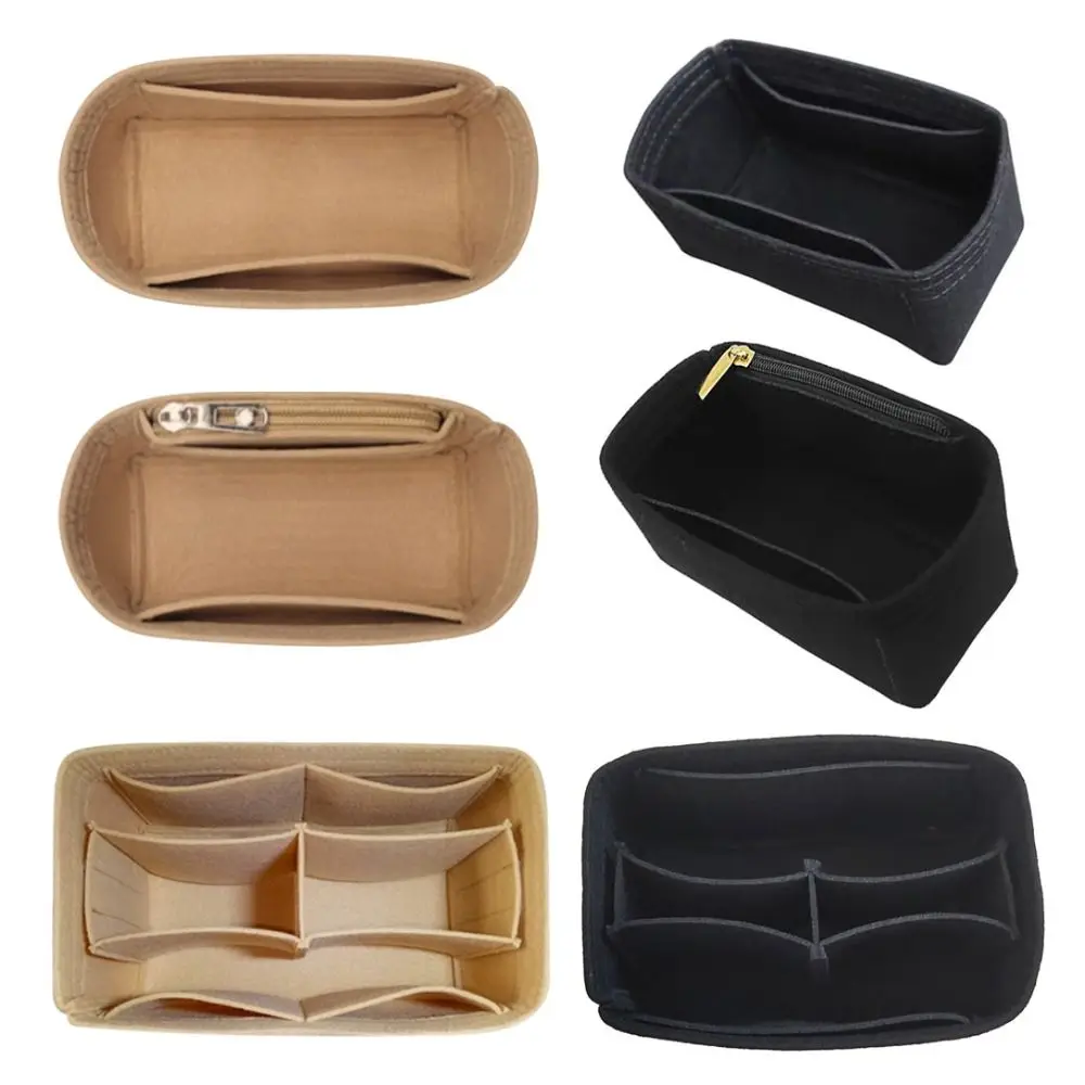 Bolsa organizadora LV Nice con forro de fieltro para Nano Mini BB
