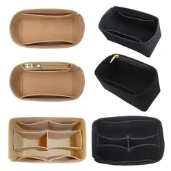 Bolsa organizadora LV Nice con forro de fieltro para Nano Mini BB