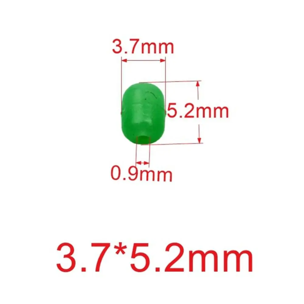 Cuentas luminosas verdes para pesca