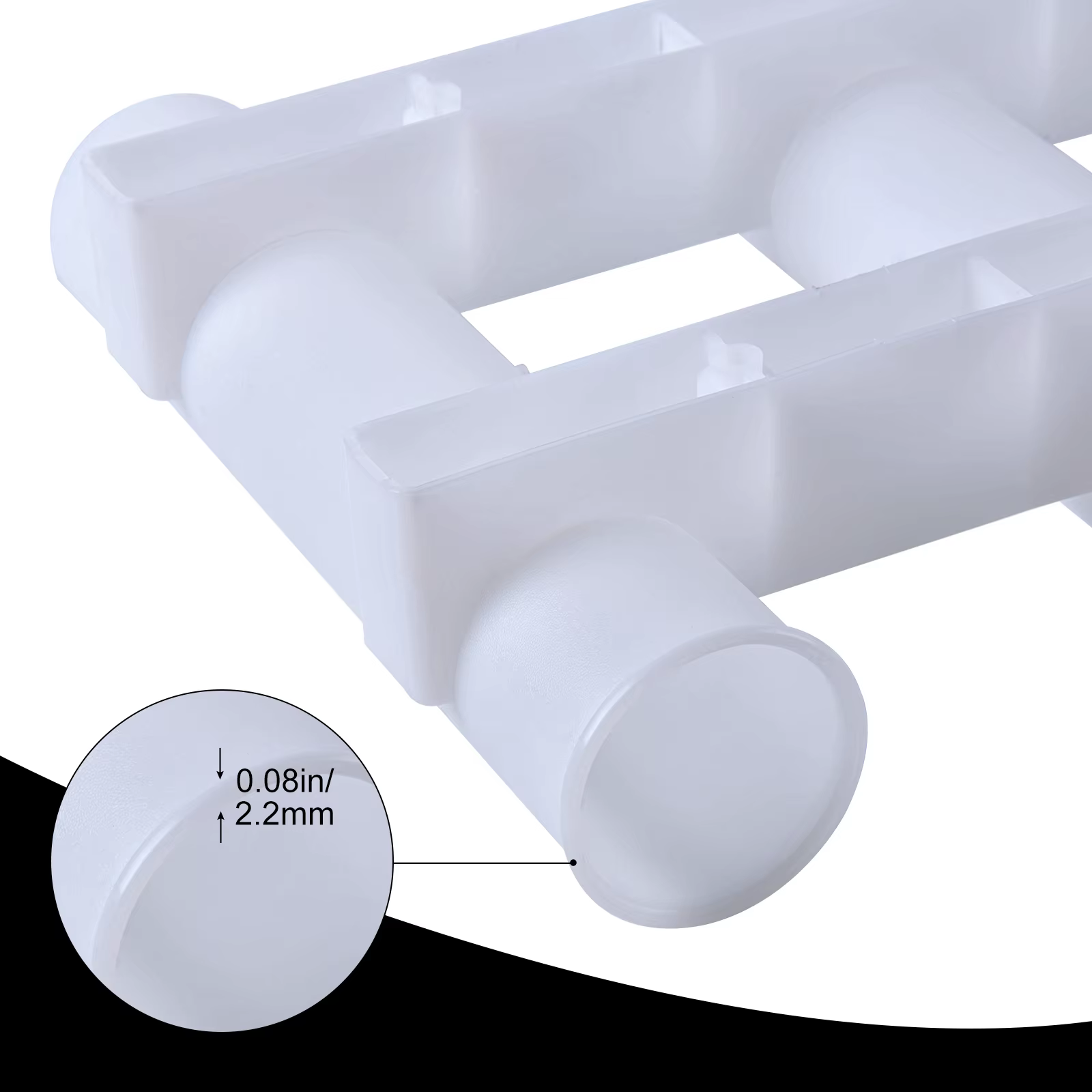 Goture Soporte Caña Pesca Barco Yate Resistente Negro Blanco - imagen 4