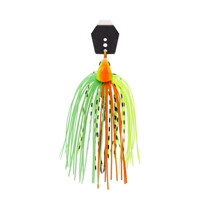 Señuelo giratorio metálico para lucio – Wobbler con esmerillón 10g/14g - imagen 5