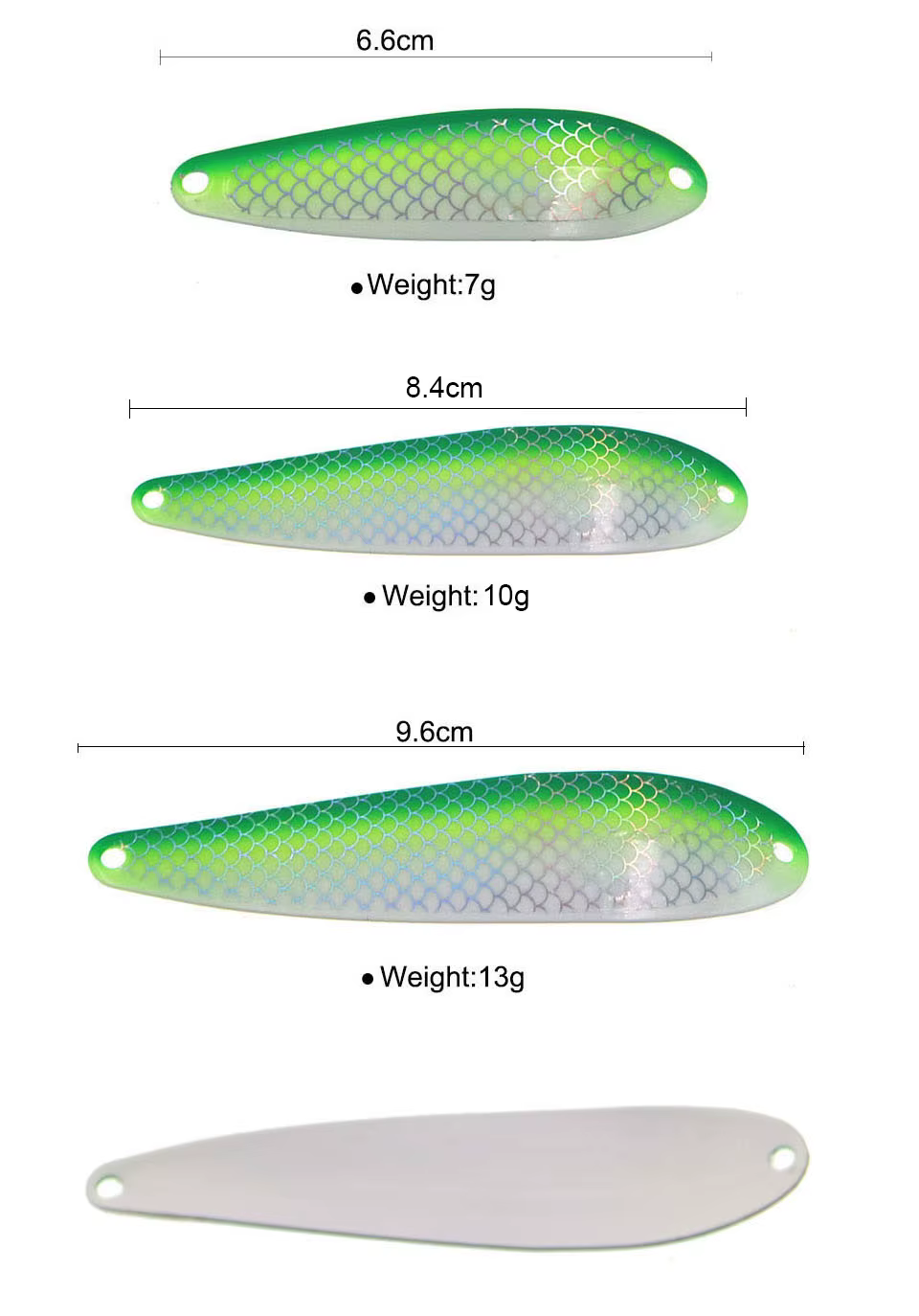Spinner en acción en agua