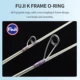 Caña de trucha ultraligera RANCY UL Fibra de vidrio punta sólida FUJI - imagen 5