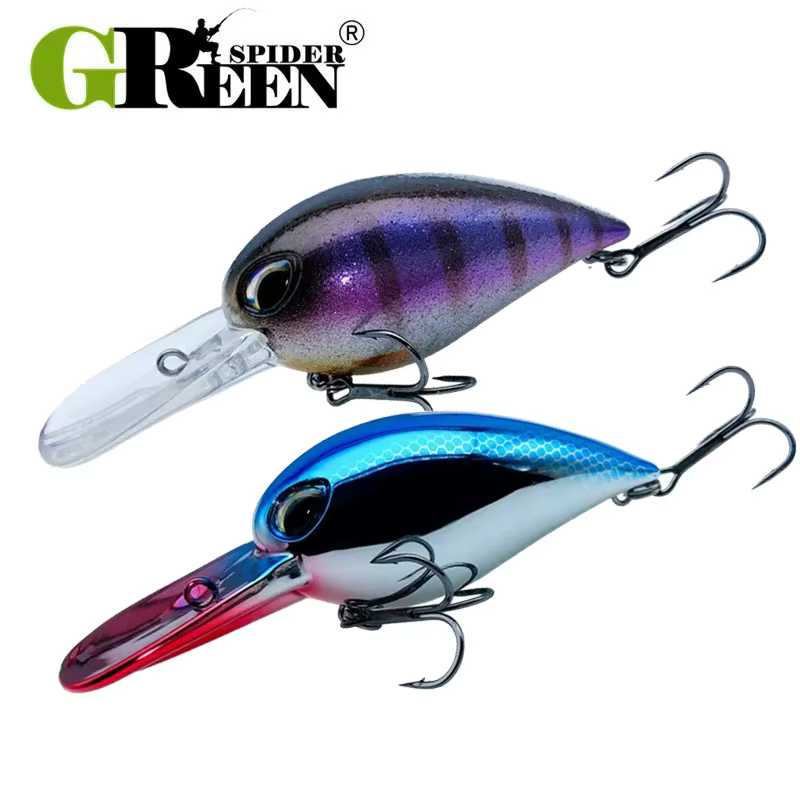 Crankbait flotante para lucio — wobbler acción realista