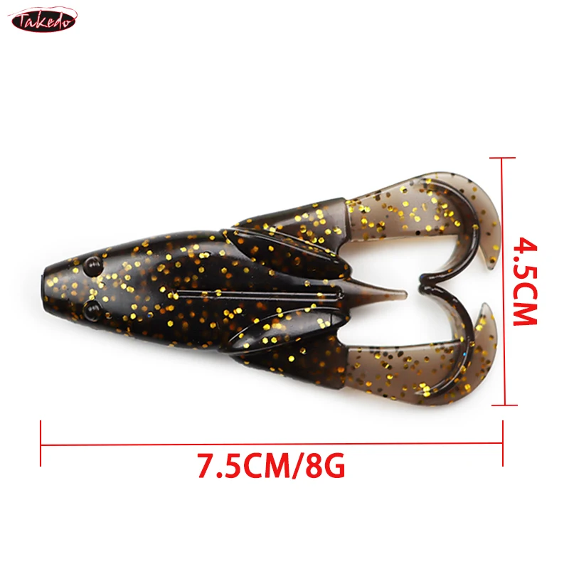 TAKEDO Rana Artificial con Cuentas para Snakehead - imagen 4