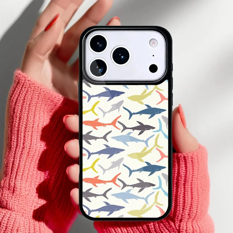 Funda trasera con diseño de tiburón ballena